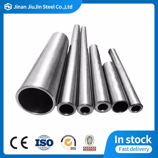 Round Stainless Steel Pipe ASTM A270 A554 SS304 316L 316 310S 440 1.4301 321 904L 201 Square Pipe Inox Ss Seamless Tube